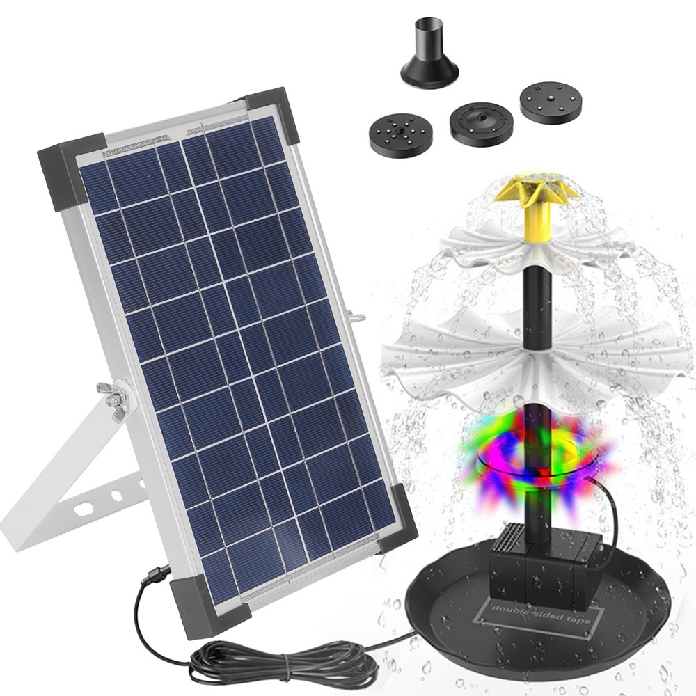 3-Tier Solar Bird Bath Fountain