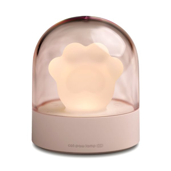 Cat Paw Night Light with Music Box, USB Charging