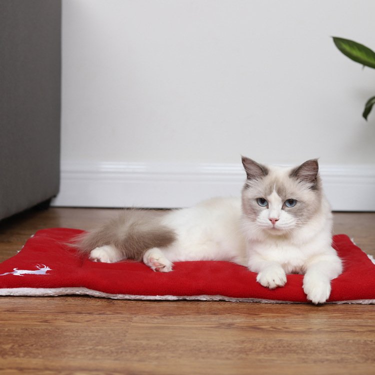 Christmas Pet Mat, Super Soft Holiday Dog Mat