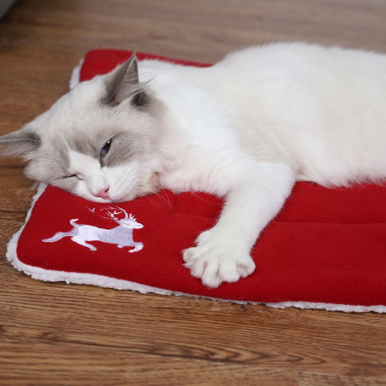 Christmas Pet Mat, Super Soft Holiday Dog Mat