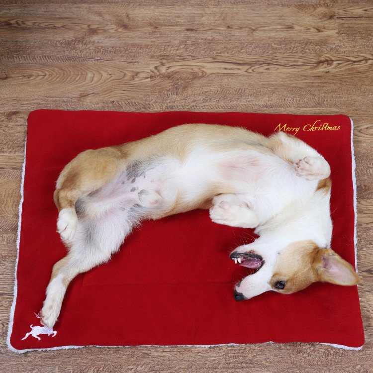 Christmas Pet Mat, Super Soft Holiday Dog Mat