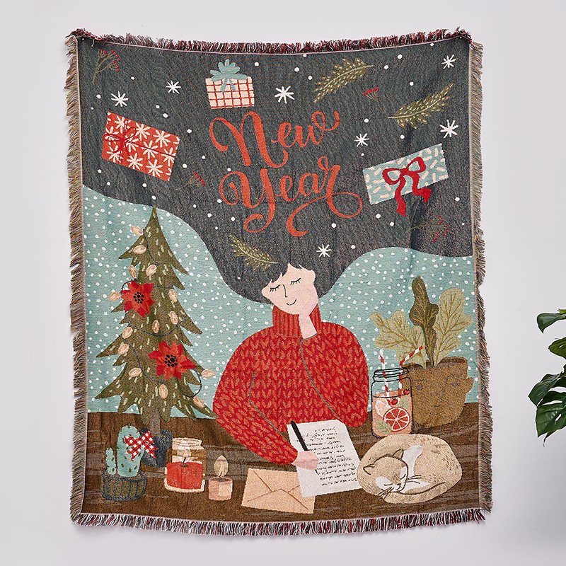 Christmas Sofa Throw Blanket