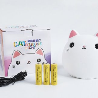Cute Cat Silicone LED Night Lamp
