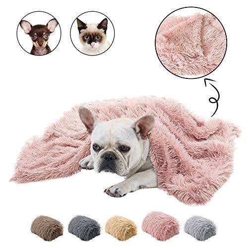 Double Layer Plush Pet Blanket, Soft Mat for Dogs and Cats