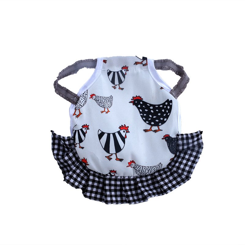 Double Strap Chicken Saddle Apron, Back Protector