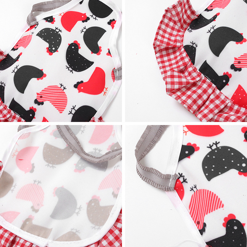 Double Strap Chicken Saddle Apron, Back Protector
