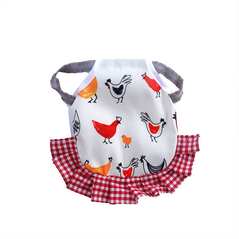 Double Strap Chicken Saddle Apron, Back Protector
