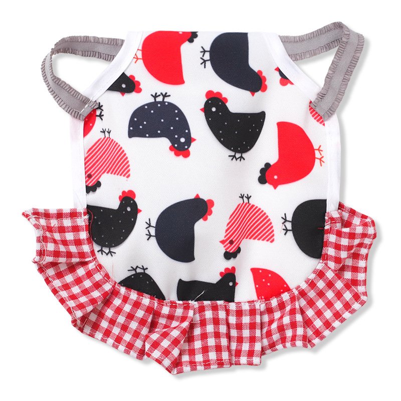 Double Strap Chicken Saddle Apron, Back Protector