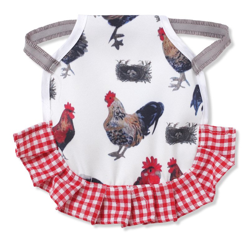 Double Strap Chicken Saddle Apron, Back Protector