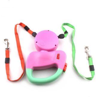 Dual Retractable Dog Walking Leash