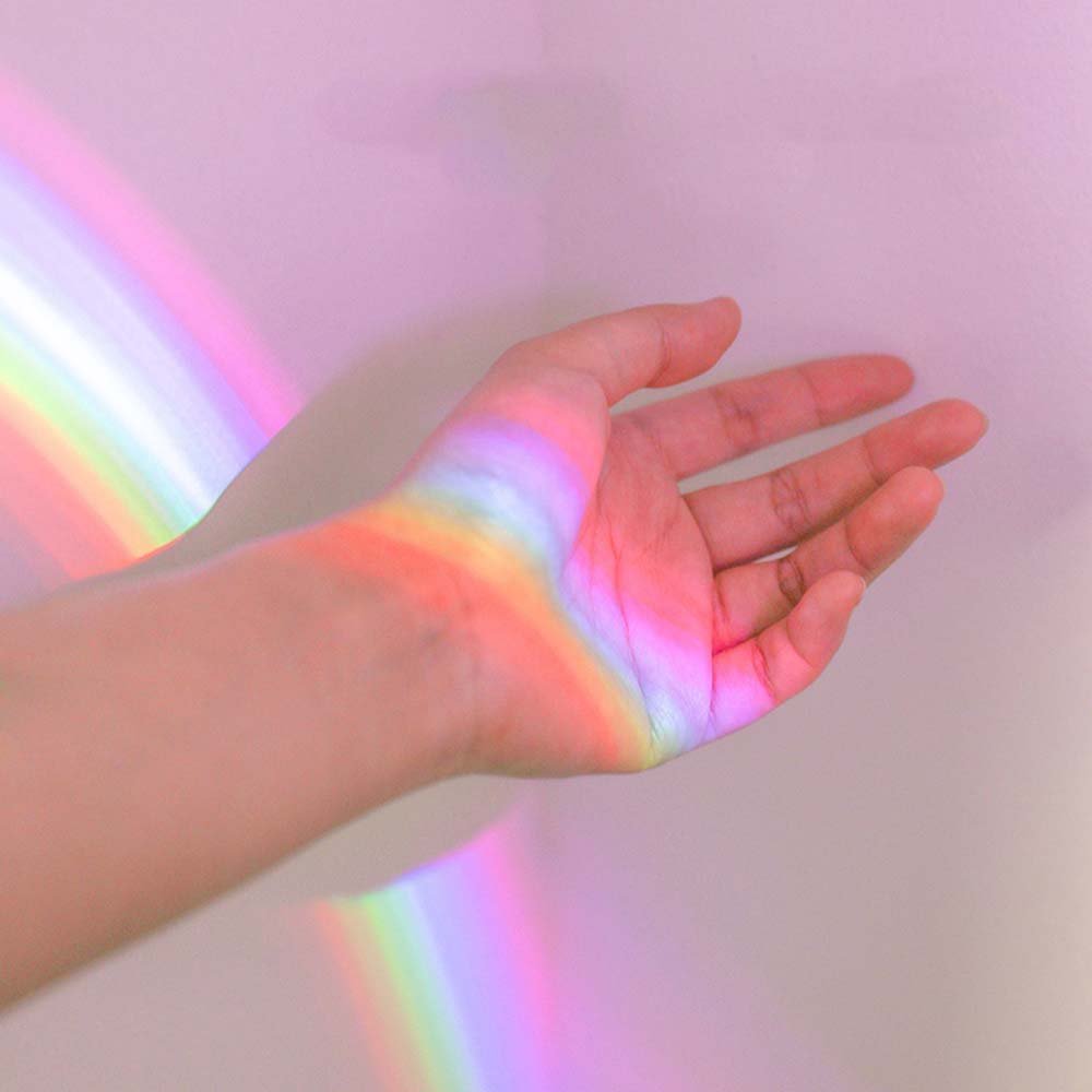 Egg Shaped Rainbow Projection Lamp, 3 Light Modes
