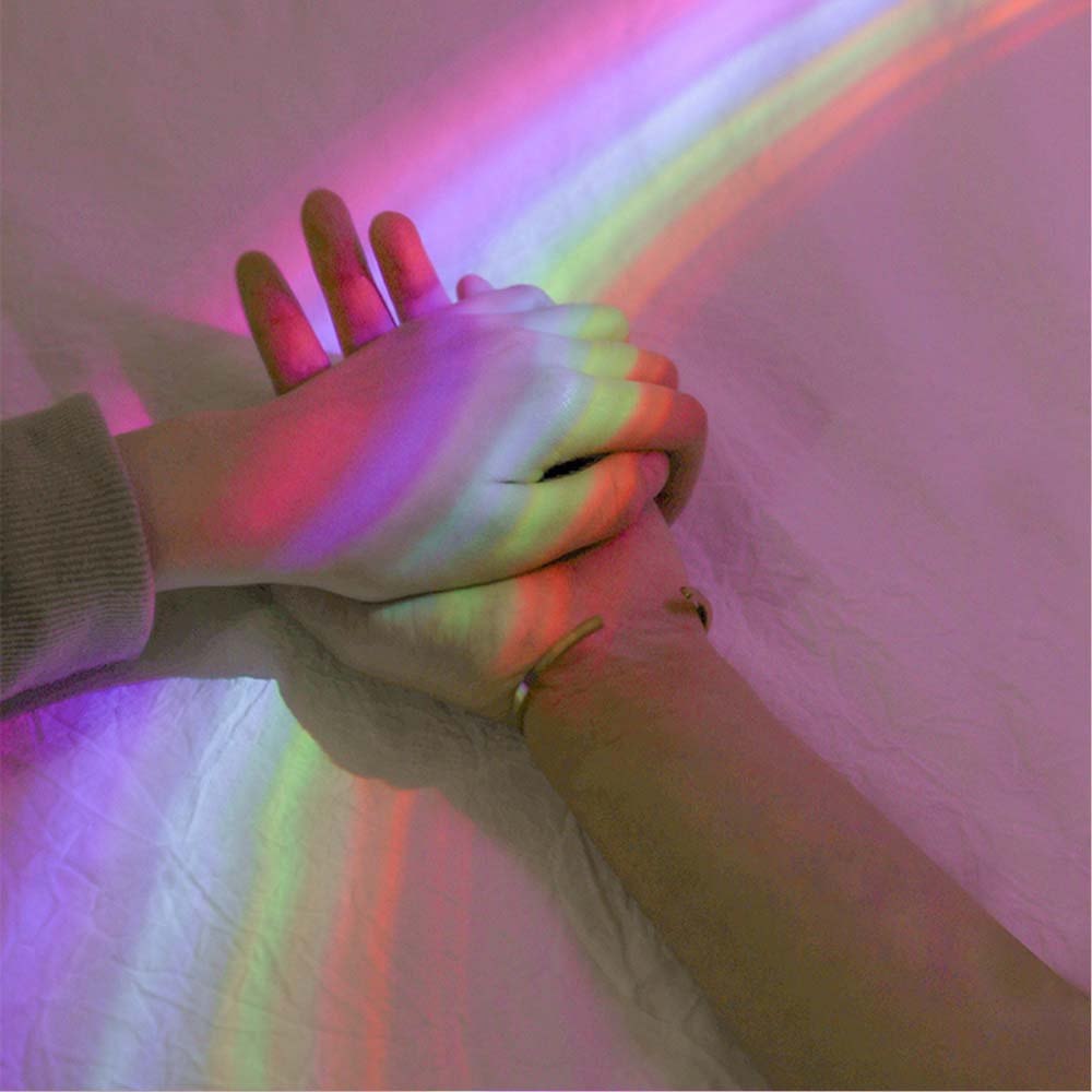 Egg Shaped Rainbow Projection Lamp, 3 Light Modes