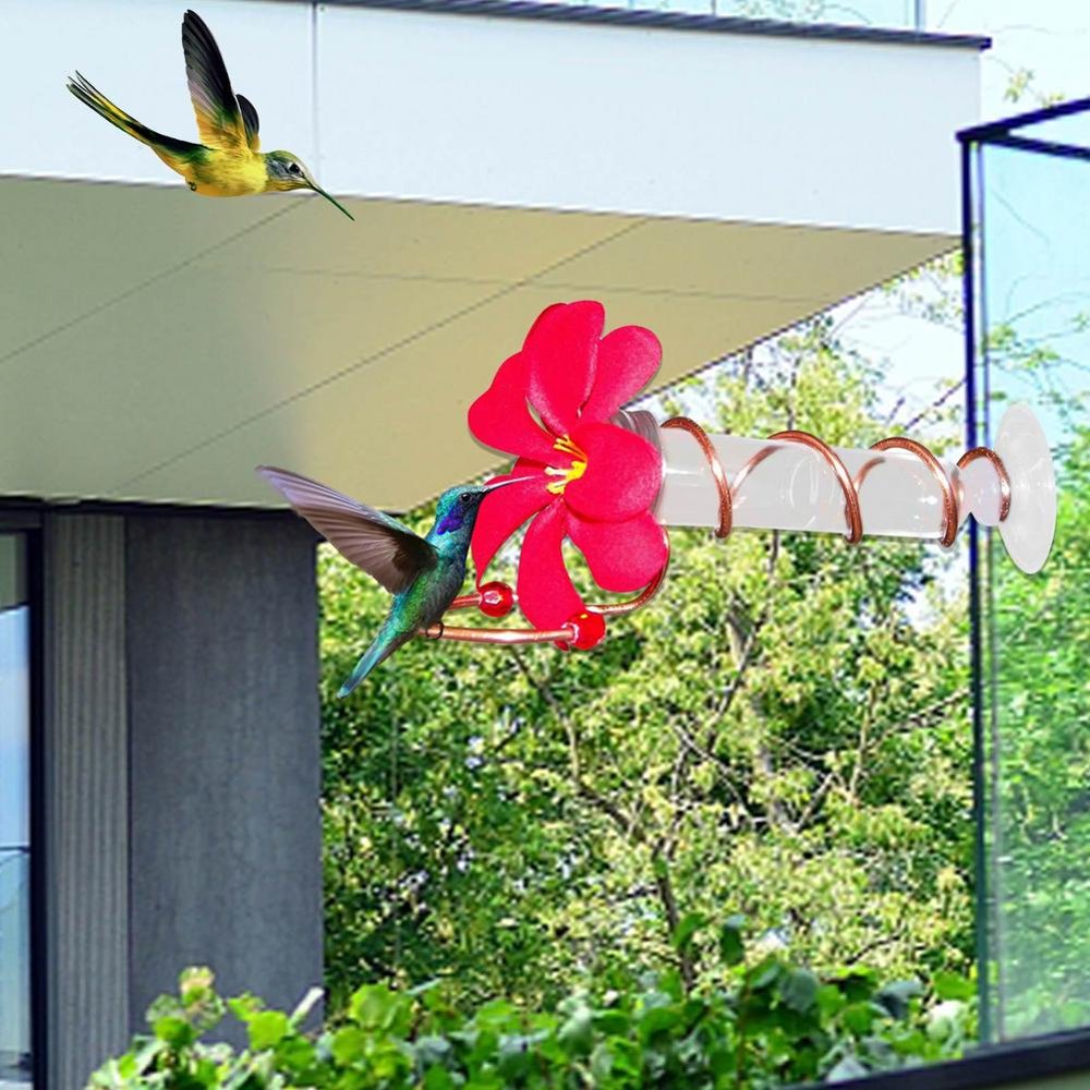Flower Design Hummingbird Feeder Tube