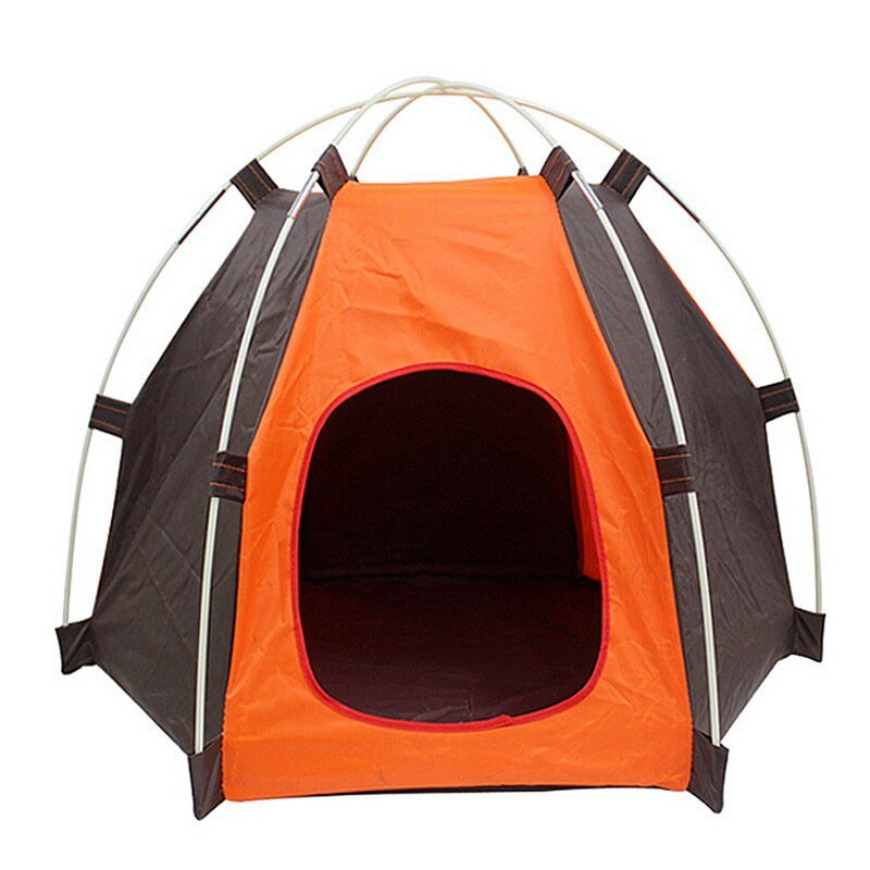 Foldable Camping Pet Tent, Portable Indoor Outdoor Cat House