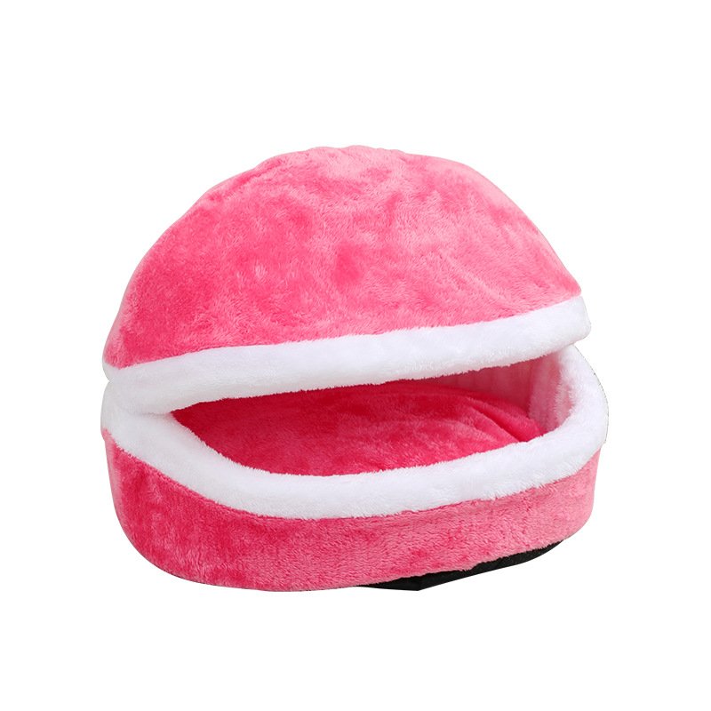Hamburger Shape Pet Bed, Removable Cat and Dog Nest