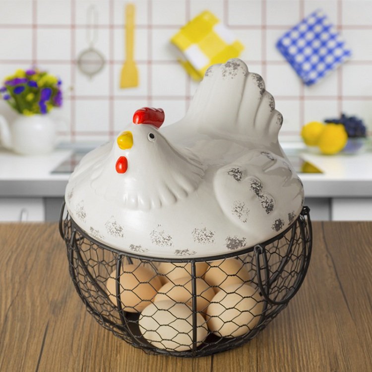 Iron Wire Egg Basket