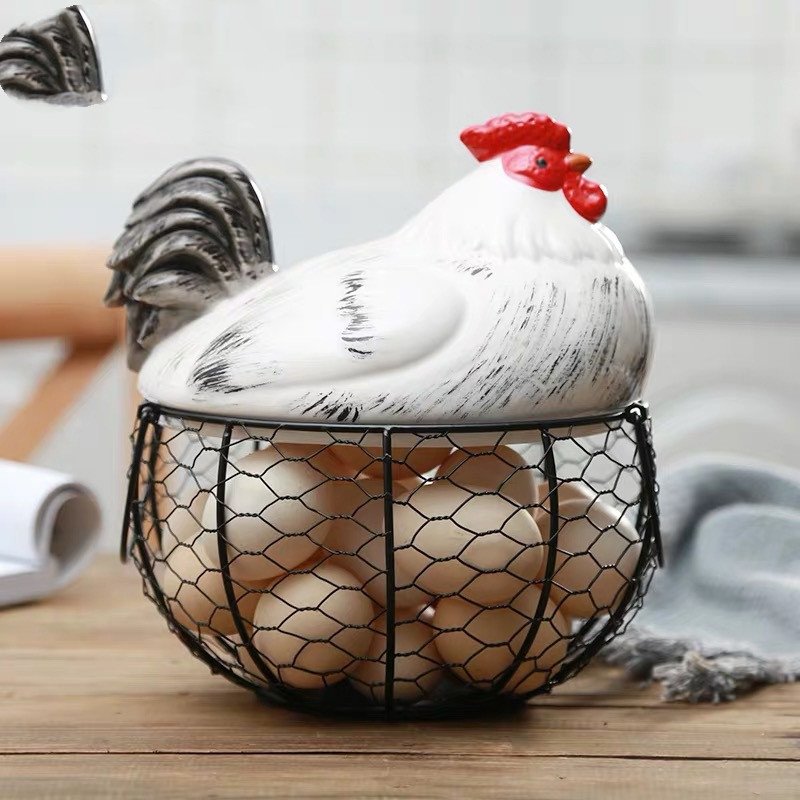 Iron Wire Egg Basket