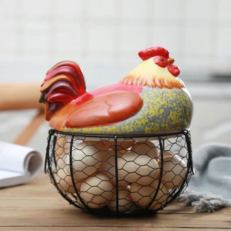 Iron Wire Egg Basket