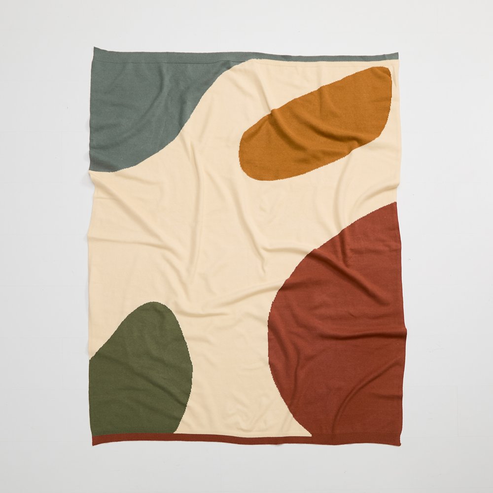 Knitted Cover Blanket for Bed and Sofa