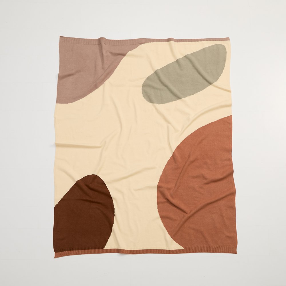 Knitted Cover Blanket for Bed and Sofa