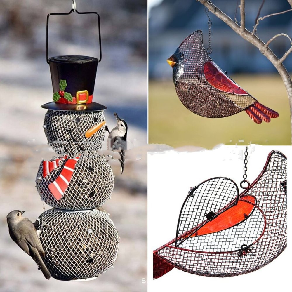 Metal Mesh Bird Feeder