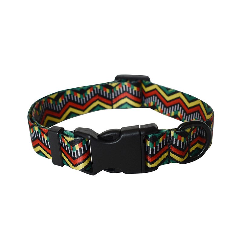 Printed Ribbon Dog Collar