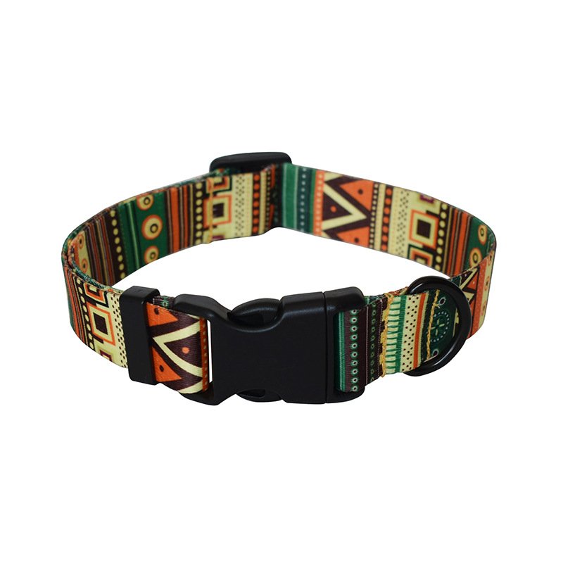 Printed Ribbon Dog Collar