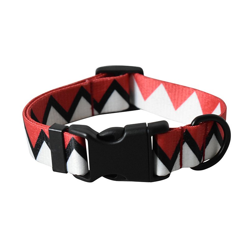 Printed Ribbon Dog Collar