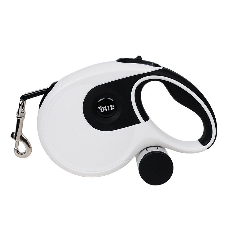 Retractable Dog Leash with One Button Lock