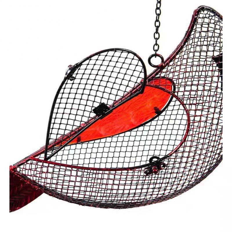 Snowman Red Bird Feeder
