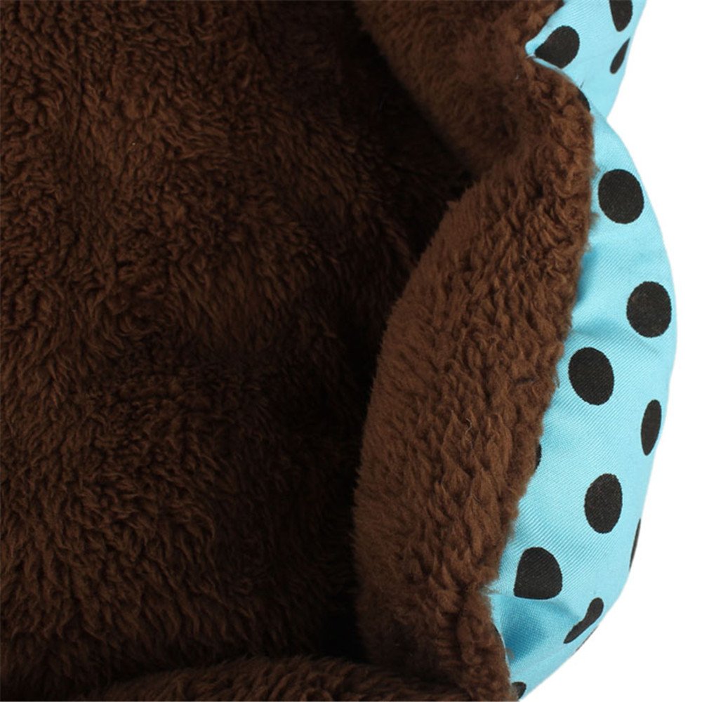 Soft Fleece Pet Bed for Cats and Small Dogs
