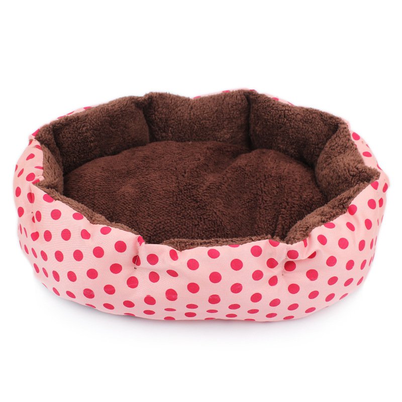 Soft Fleece Pet Bed for Cats and Small Dogs