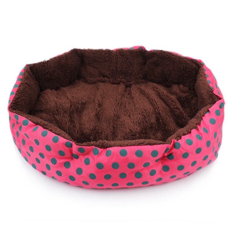 Soft Fleece Pet Bed for Cats and Small Dogs