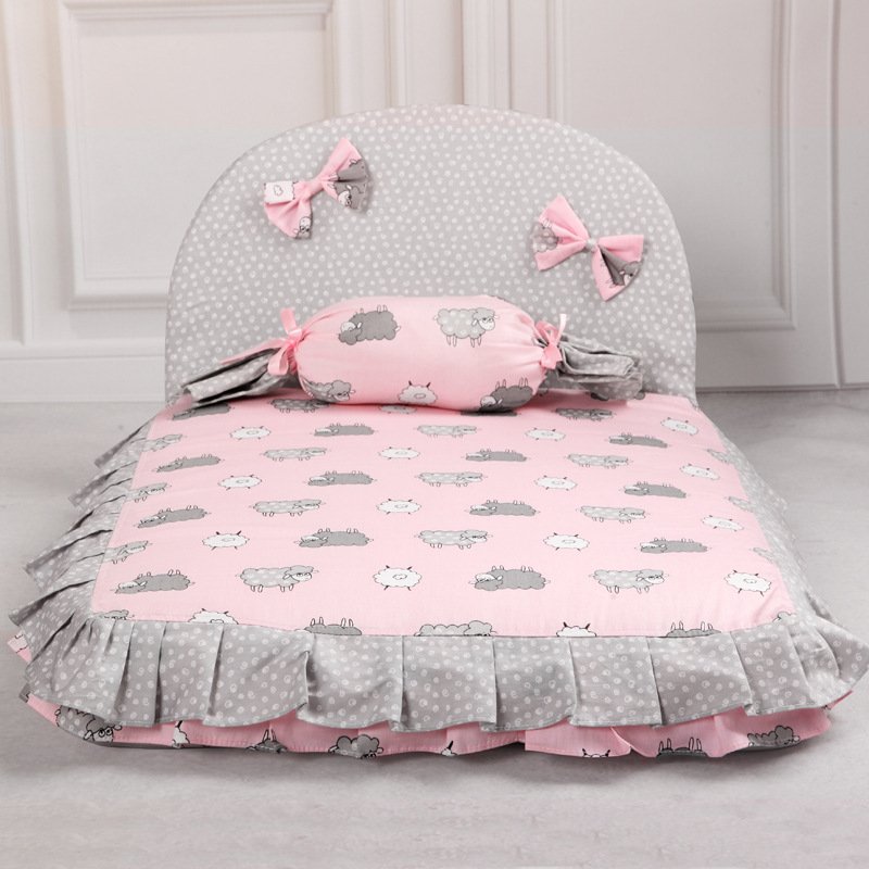 Square Dog Bed Mat, Soft Pet Cushion