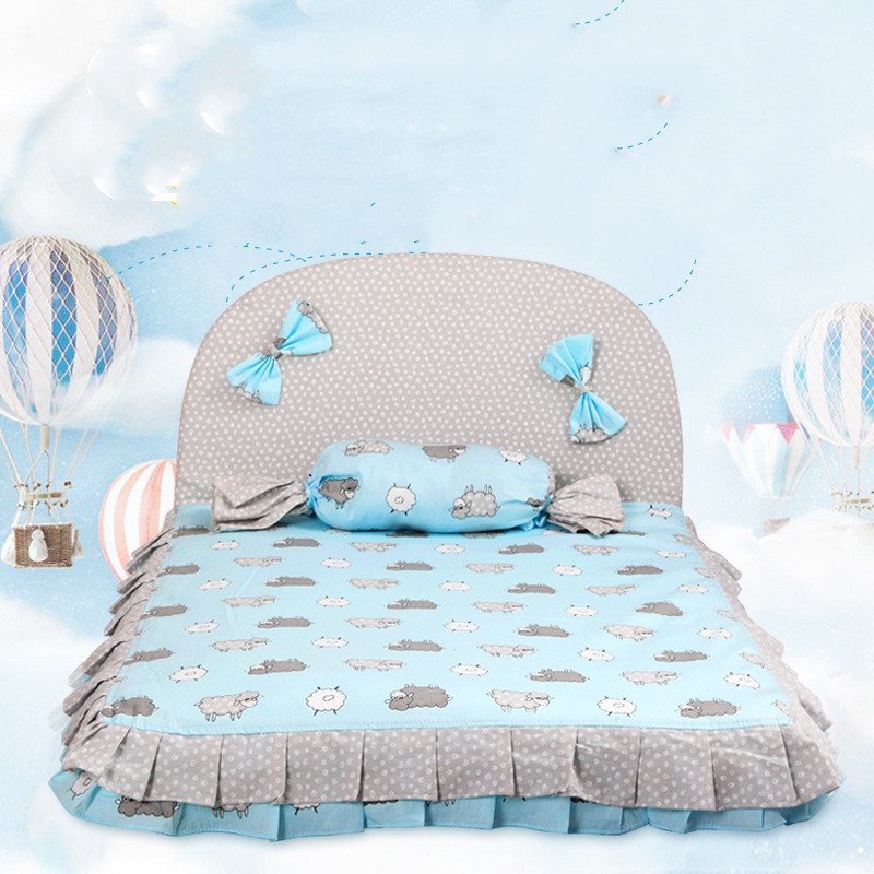 Square Dog Bed Mat, Soft Pet Cushion