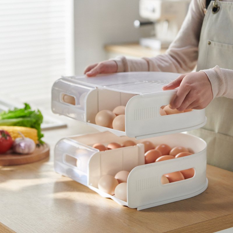 Stackable U-Shaped Egg Storage Box