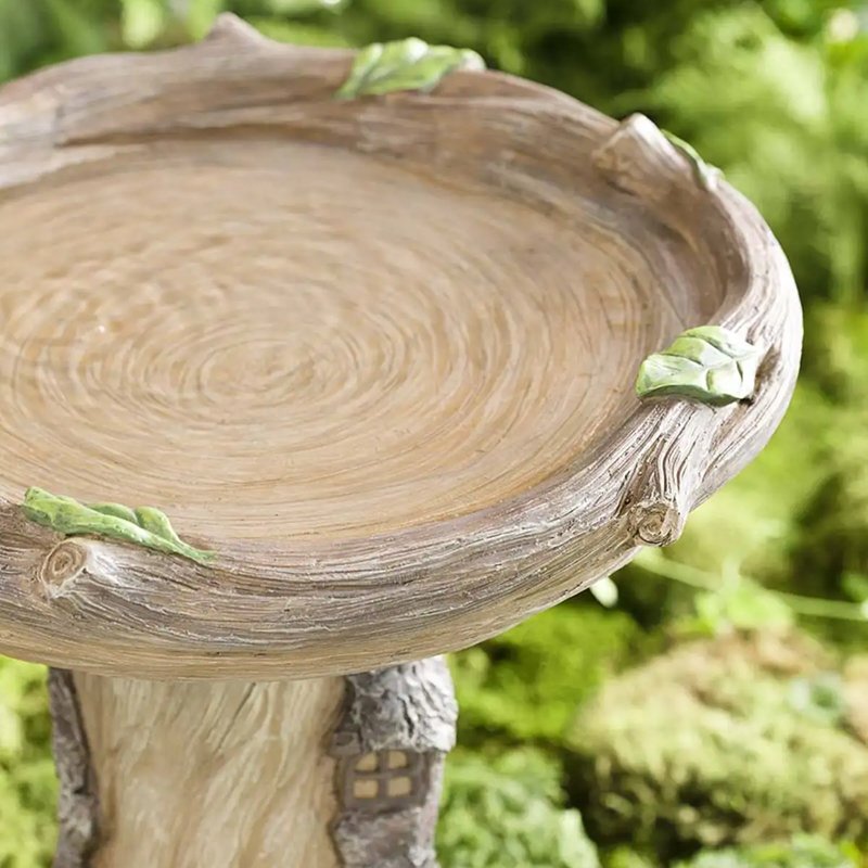Sunflower Resin Bird Bath