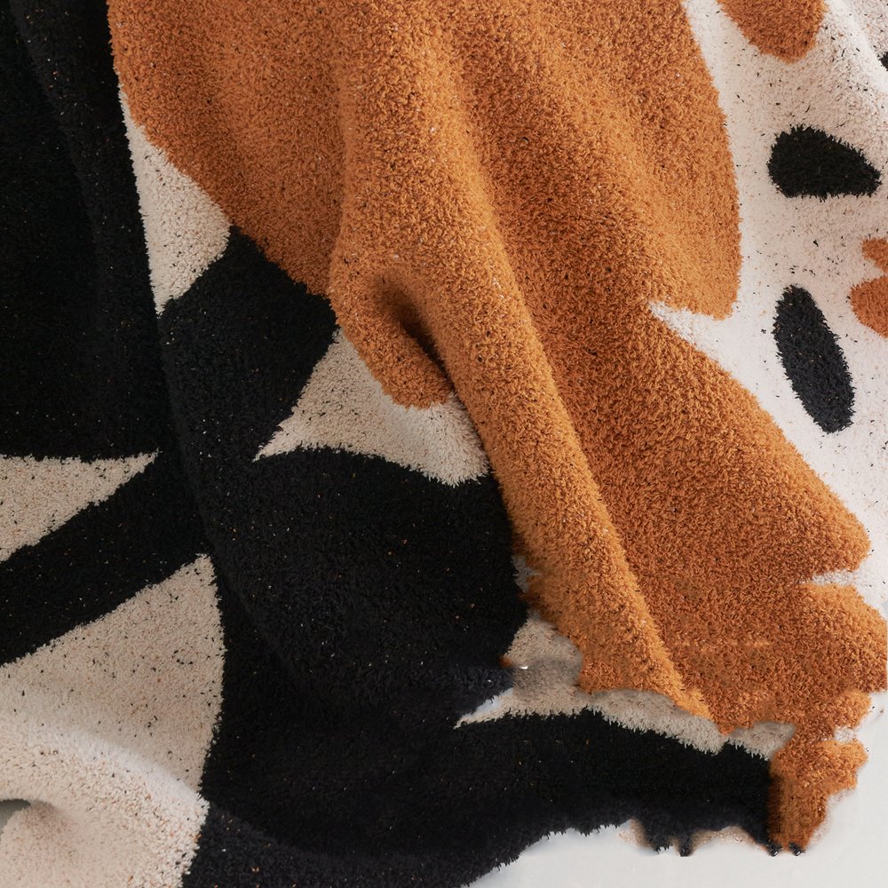 Tulip Pattern Sofa Throw Blanket