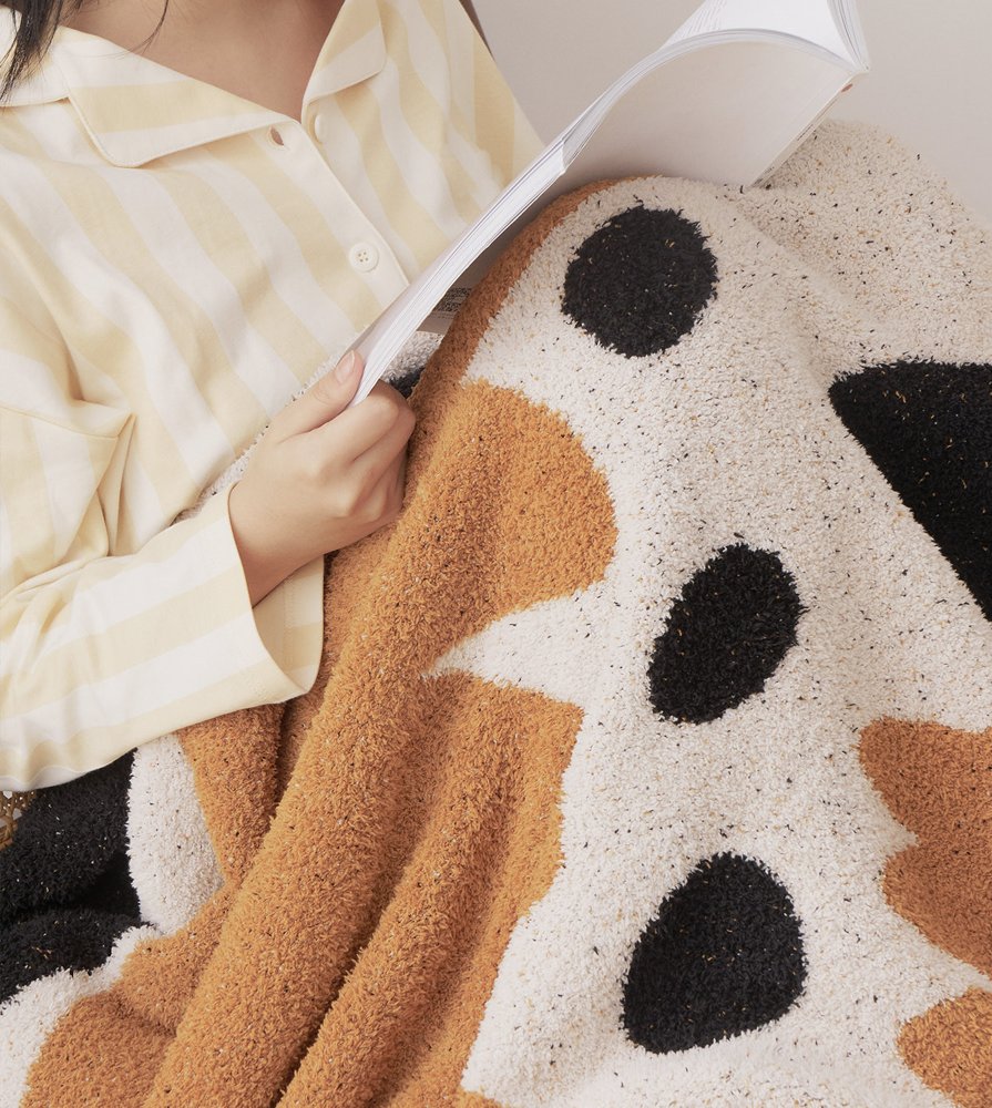 Tulip Pattern Sofa Throw Blanket