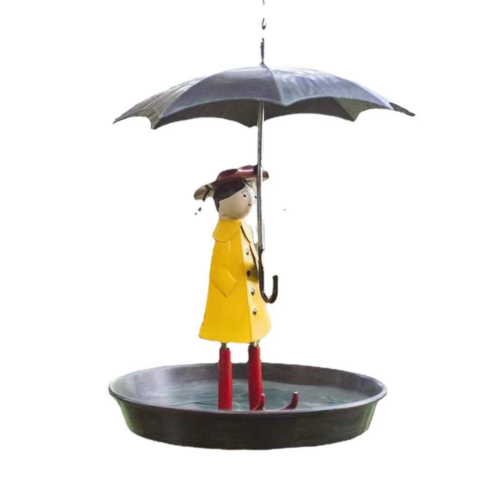 Umbrella Girl Bird Feeder