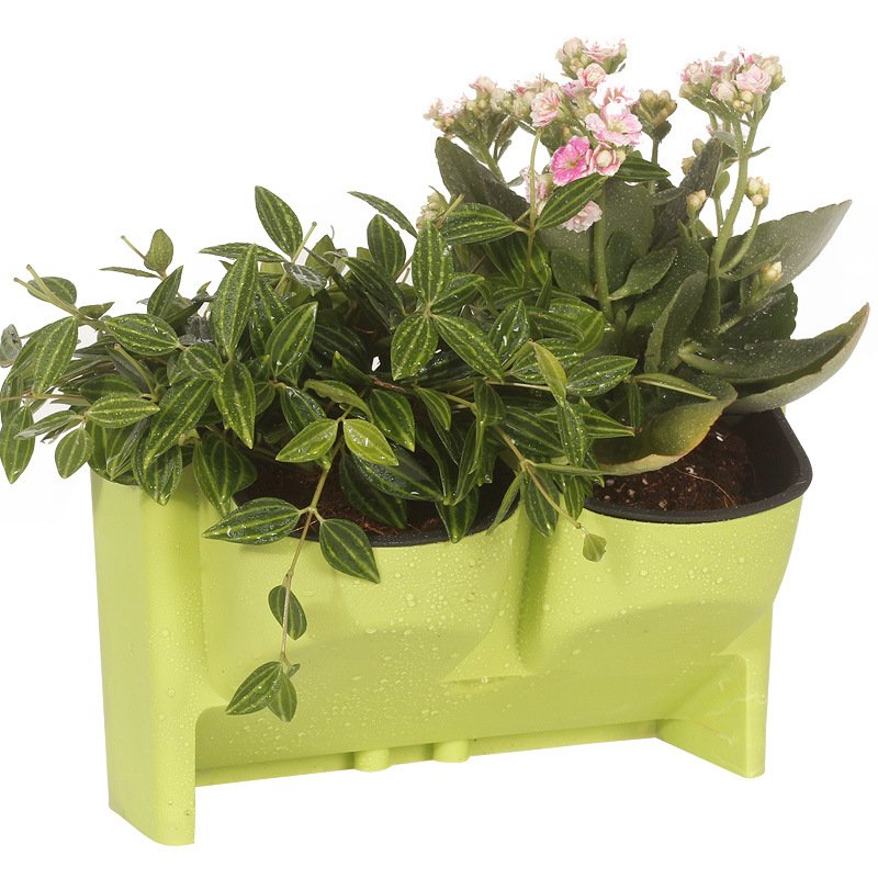 Wall Mounted Balcony Flower Pot, Indoor and Outdoor