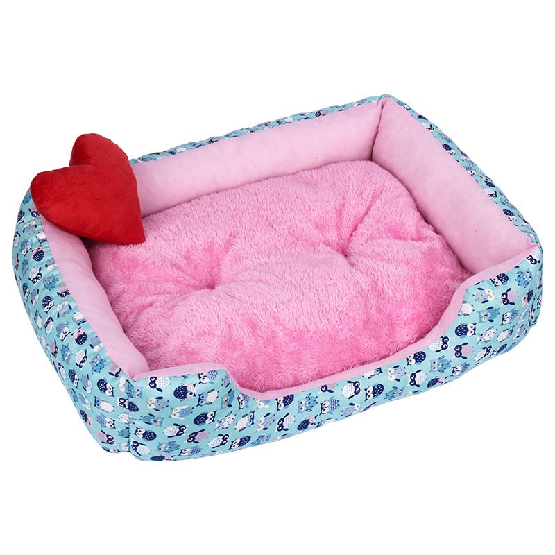 Fleece-Lined Cozy Nest for Kittens and Puppies, 5 Colors, S-XL