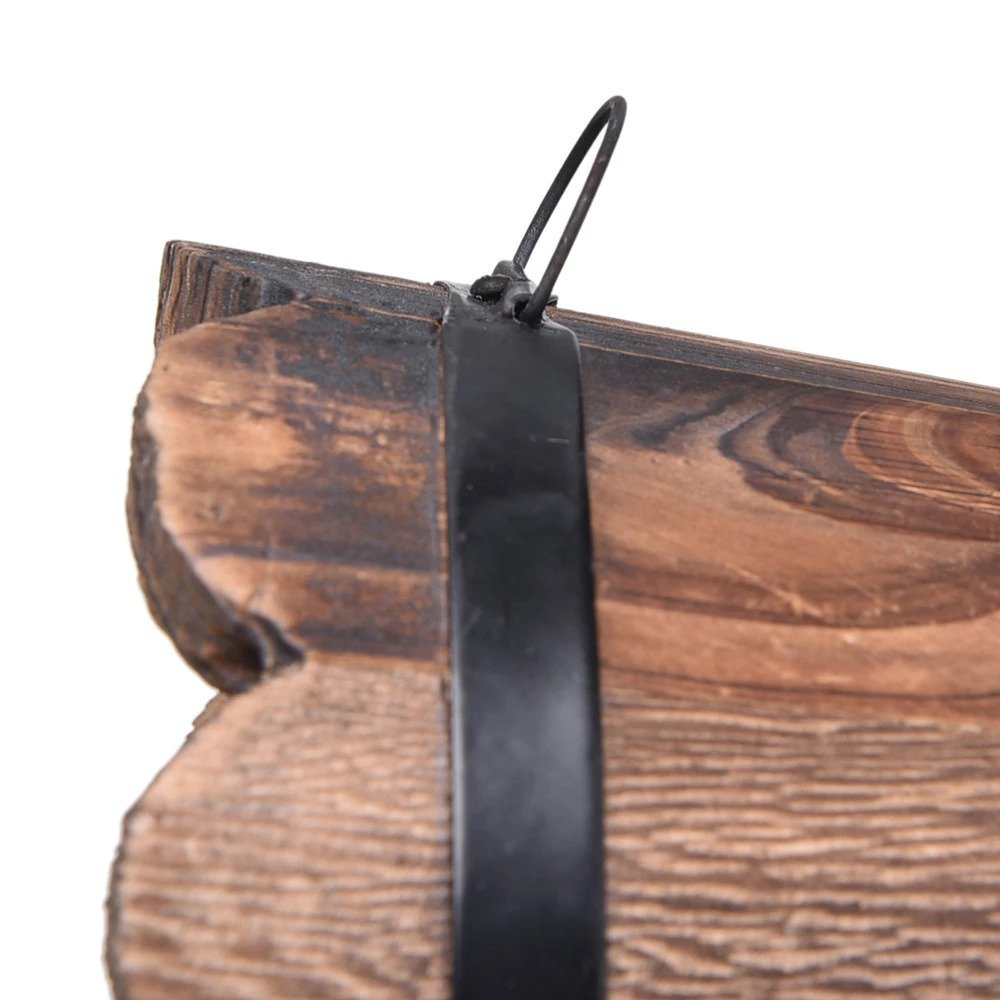 Whiskey Barrel Style Planter, Rustic Flower Pot