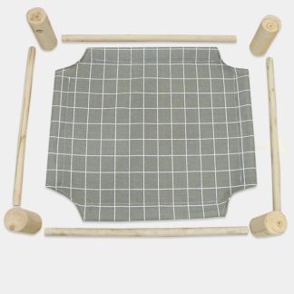 Wooden Elevated Pet Bed for Cats and Small Dogs